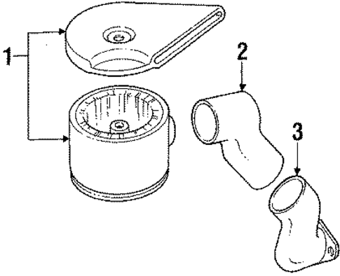 Air Inlet for 1987 Buick Skyhawk #2