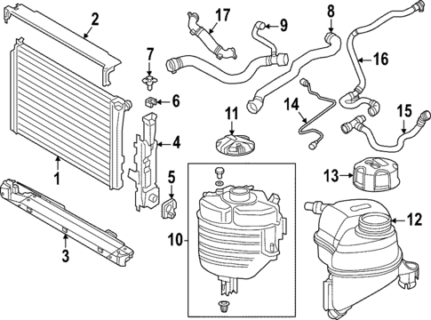 Radiator & Components for 2023 BMW 230i #0