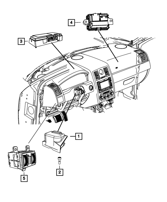5064986AL - Electrical: Telematics Module for Mopar Image