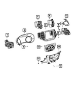 5ZU11DX8AB - : Instrument Panel Bezel for Mopar Image