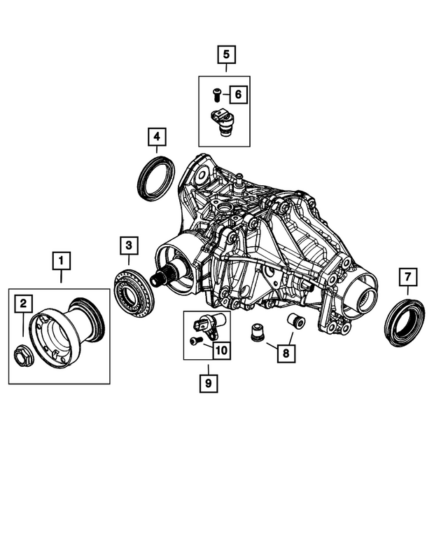 68737430AA - : Transfer Case Flange for Mopar Image