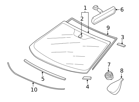 Reveal Moldings for 2012 Mitsubishi Lancer #0