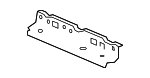 66501TBAA50ZZ - Body: Package Tray Bracket for Honda: Civic Image