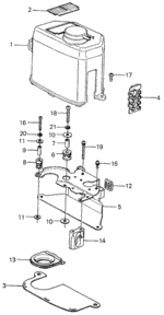 36024PA0661 - : Holder, Tube for Honda Image