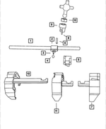 5016504AA - Manual Transmission 5 Speed: Shift Shaft Lever for Mopar Image