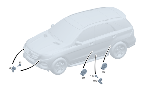 Airbag and Sensors for 2020 Mercedes-Benz GLC350e #0