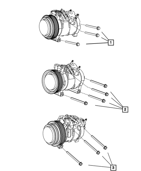 Air Conditioner Compressor and Mounting for 2010 Dodge Challenger #1