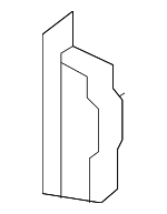 55395514AC - Body: Striker Reinforced for Jeep: Wrangler, Wrangler JK Image