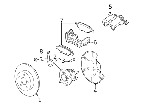 Disc Pads & Brake Shoes for 2006 Pontiac Montana #0