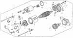 31217PC2006 - Engine: SCREW-WASHER (4X28) (MITSUBA) for Acura Image
