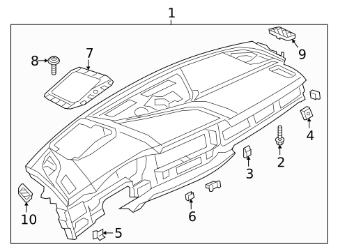 Instrument Panel for 2024 Audi A5 Quattro #1