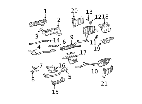 Exhaust Manifold for 2006 Mercedes-Benz E55 AMG #0