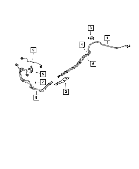 Fuel Lines and Tubes for 2021 Jeep Renegade #3