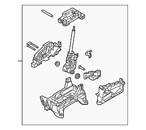 46700J3110 - : Automatic Transmission Shift Lever for Hyundai Image