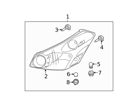 Bulbs - Chassis for 2007 Nissan Quest #0