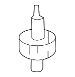 91513SYP003 - Body: Door Applique Clip for Honda: Civic, Passport, Pilot, Ridgeline Image