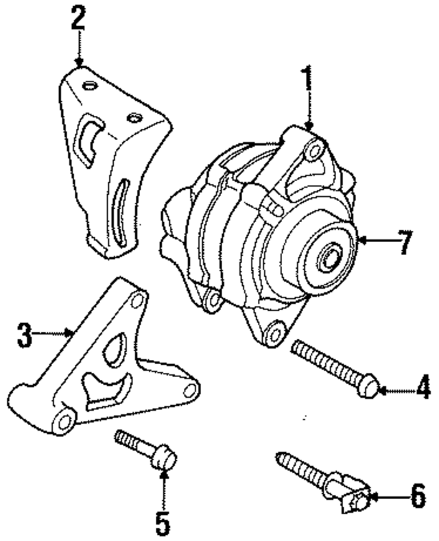 4668289 - Electrical: Alternator Bracket for Mopar Image