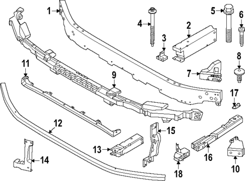 Bumper & Components - Front for 2025 Mini Countryman #0