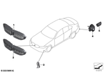 51139448475 - Retrofitting / Conversion / Accessories: Grill Front for BMW: M340i, M340iX Image image