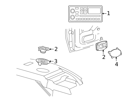Sound System for 1996 Pontiac Sunfire #0