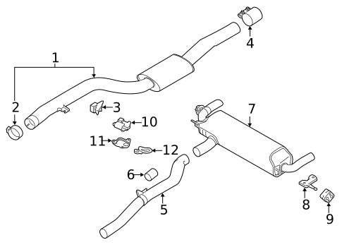 Exhaust Components for 2017 BMW 740i xDrive #0