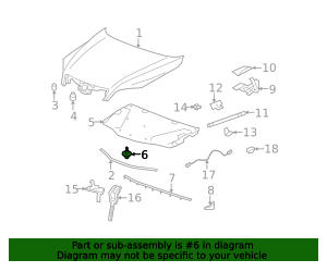2004-2026 GM Anthracite Multi-Purpose Retainer 94530503 GM ...