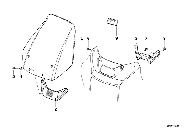 46632313093 - : Carrier for BMW-Motorrad Image