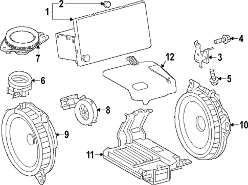 Antenna & Radio for 2025 Toyota GR Corolla #0