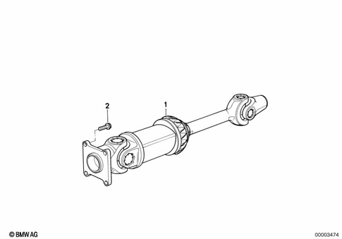 Drive Shaft for 1990 BMW-Motorrad R 100 GS Paris-Dakar #0