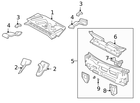 Rear Body for 2003 Ford Focus #0