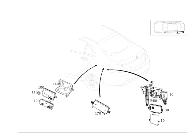 2139009620 - Electrical Equipment and Instruments: Control Unit for Mercedes-Benz Image