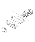 7VN33U00AA - Interior Trim: Cargo Area Cover for Mopar Image