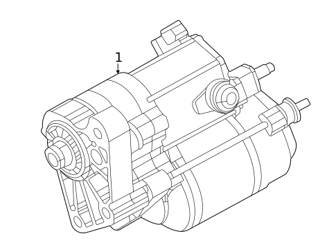 Starter & Related Components for 2021 Ram 1500 #0