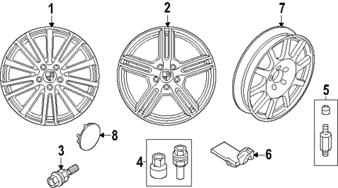 Wheels for 2025 Porsche Panamera #1