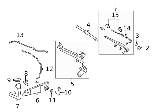 Wiper & Washer Components for 2012 Chevrolet Caprice #0