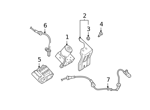 Brackets, Flanges & Hangers for 2003 Volvo XC90 #0