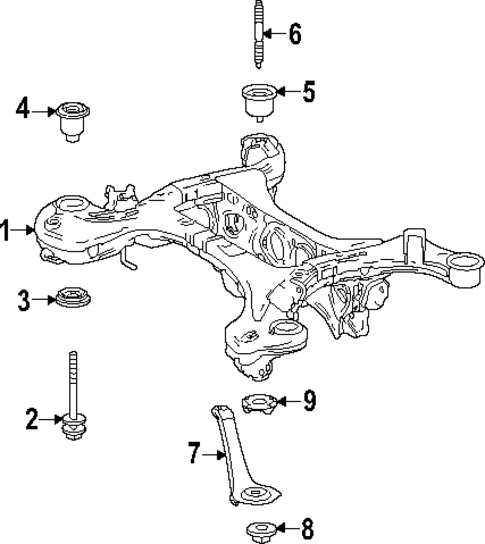 Suspension Mounting for 2024 Toyota Grand Highlander #1