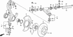 44600SF0000 - : Hub Assembly, Front for Honda Image