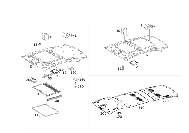 19914770 - Covering and Lining: Clamp for Mercedes-Benz Image image