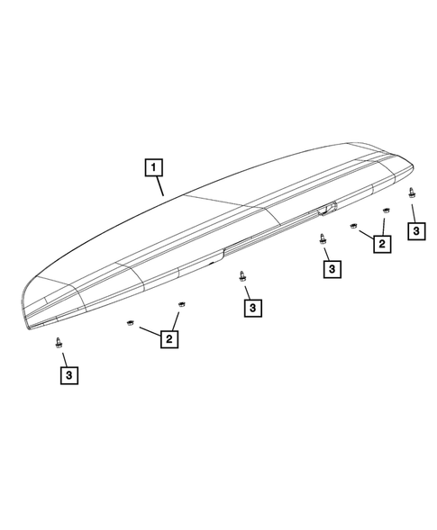 Moldings and Ornamentation for 2015 Fiat 500L #1