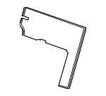 95017288 - : Jet Black Rear Seat Back Carpet for GM Image