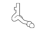 LR025108 - Exhaust: Muffler W/Tailpipe Rear Bracket for Land-Rover Image