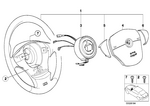 32342229370 - : Hub Cap, Airbag for BMW Image