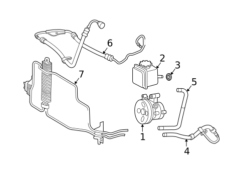 Pump & Hoses for 2008 Mercedes-Benz E63 AMG #0