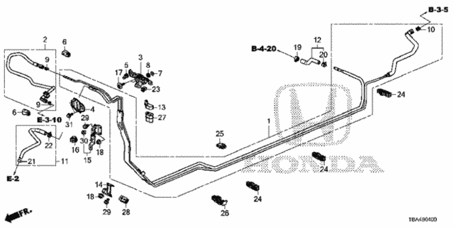 Fuel Pipe (1.5L) (KA/KC) for 2016 Honda Civic #0