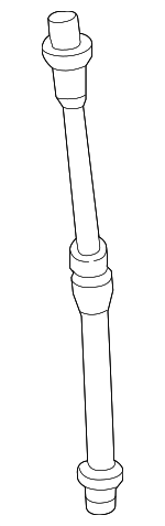 1K0611701L - Brakes: Brake Hose for Volkswagen: Golf, Golf R, GTI, R32, Rabbit Image