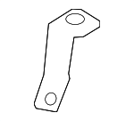 1K0611841A - Brakes: Brake Hose Bracket for Volkswagen: CC, Golf, Golf R, GTI, R32, Rabbit Image