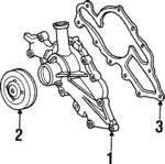 F68Z8509AA - Cooling System: Pulley for Ford: Windstar Image
