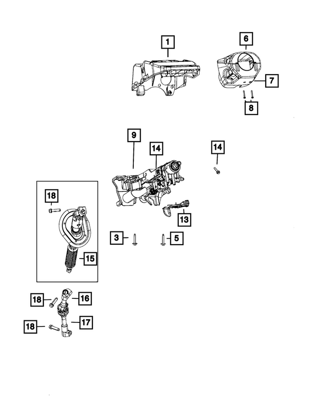 6506743AA - Steering: Hex Flange Head Screw for Mopar Image image