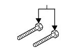 N91252201 - Brakes: Caliper Mount Bolt for Porsche Image